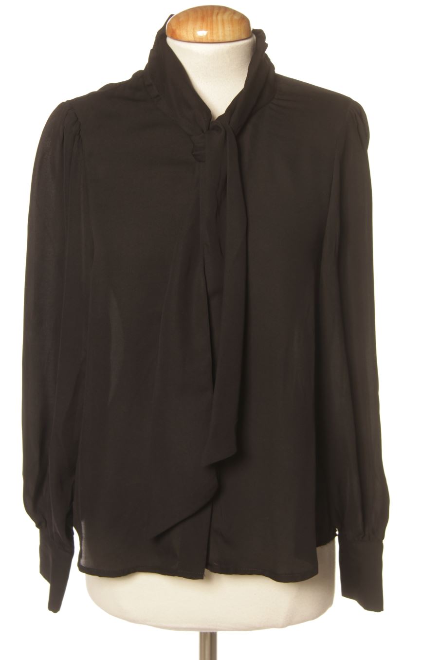 Blouse à manches longues Mango de la taille XS, de couleur noir