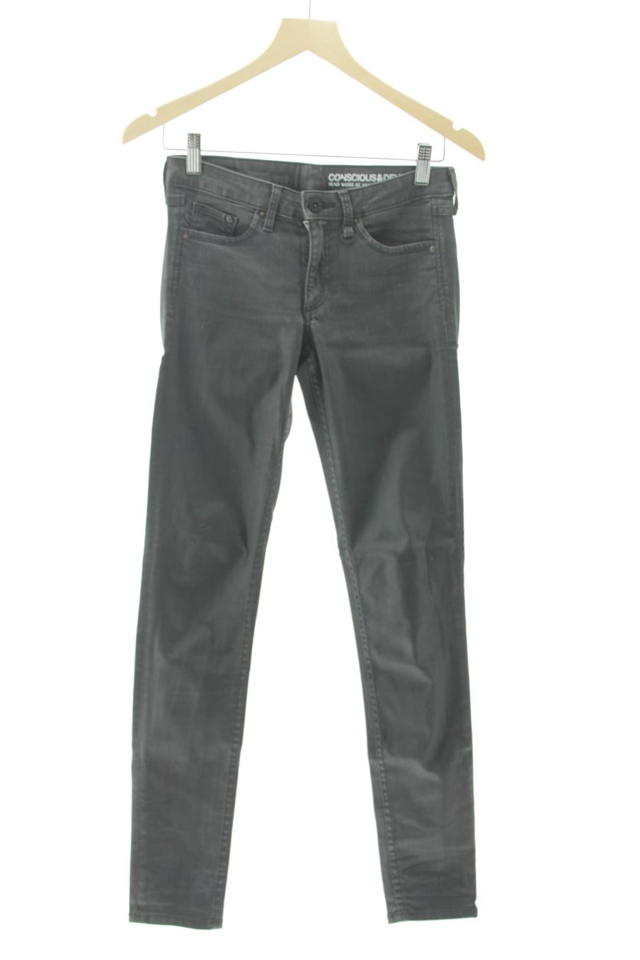 Jeans H&M de la taille 36, de couleur noir de denim