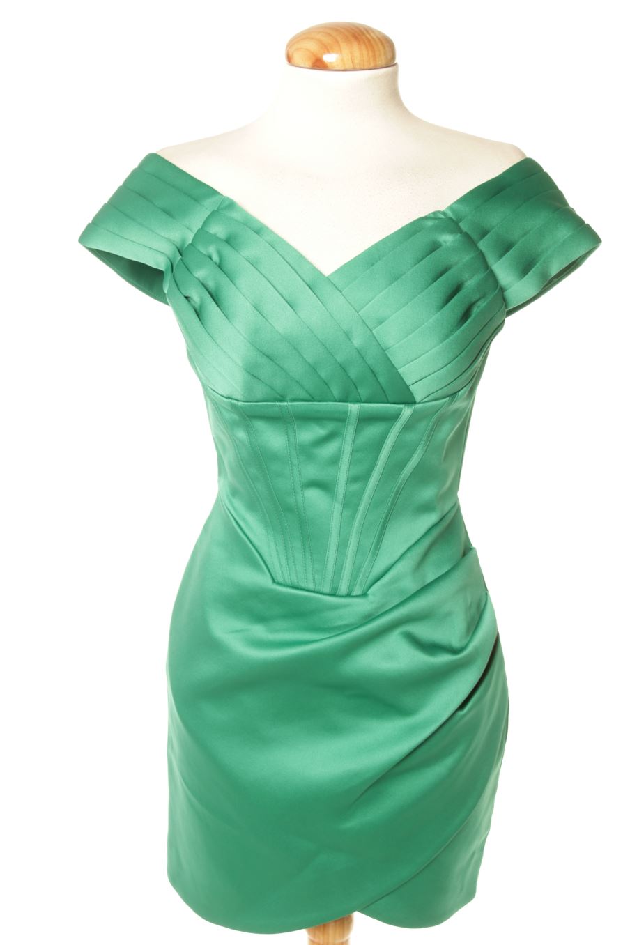 Vestido elegante de Lavish Alice de la talla S, de color verde