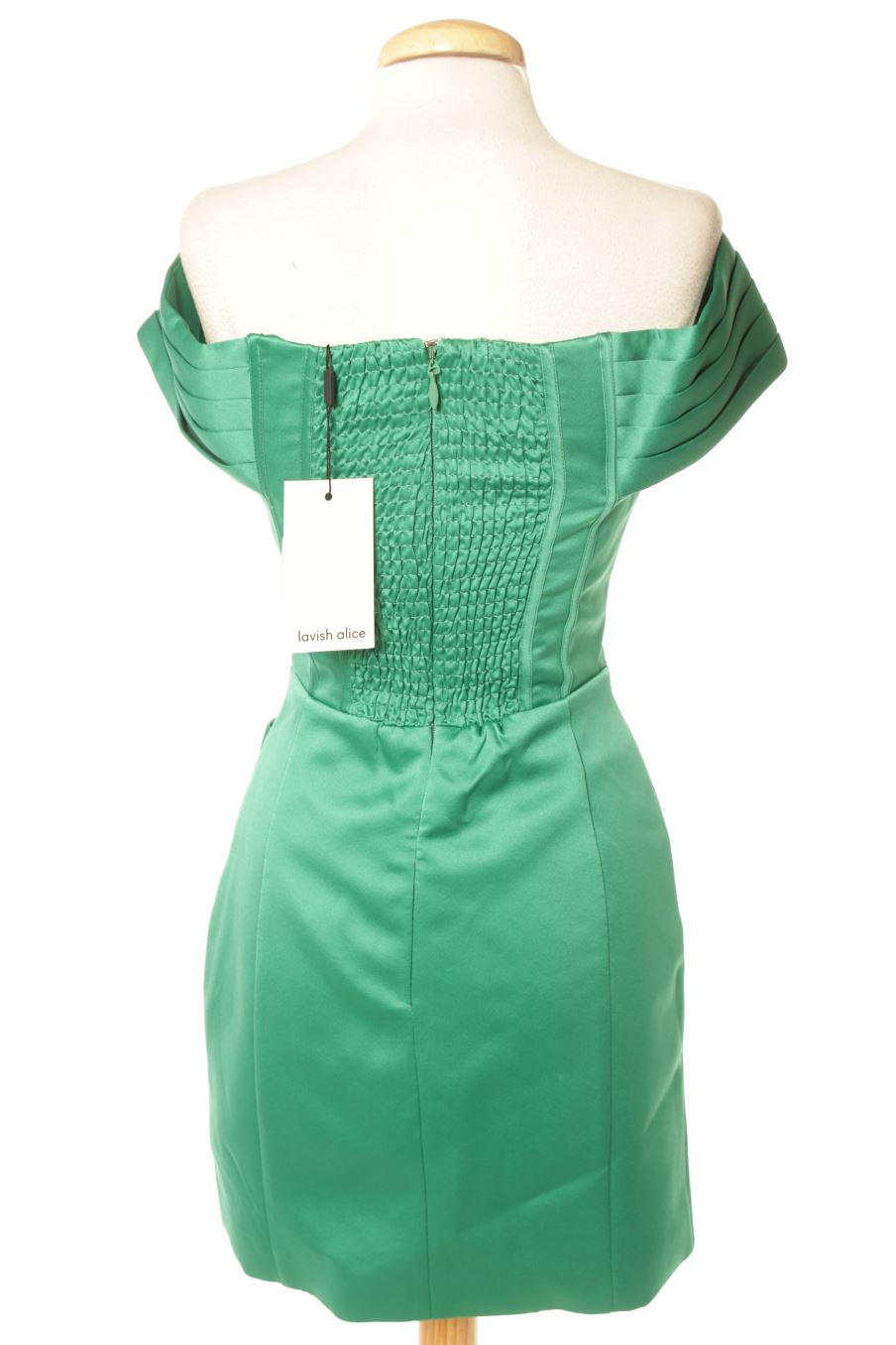Vestido elegante de Lavish Alice de la talla S, de color verde