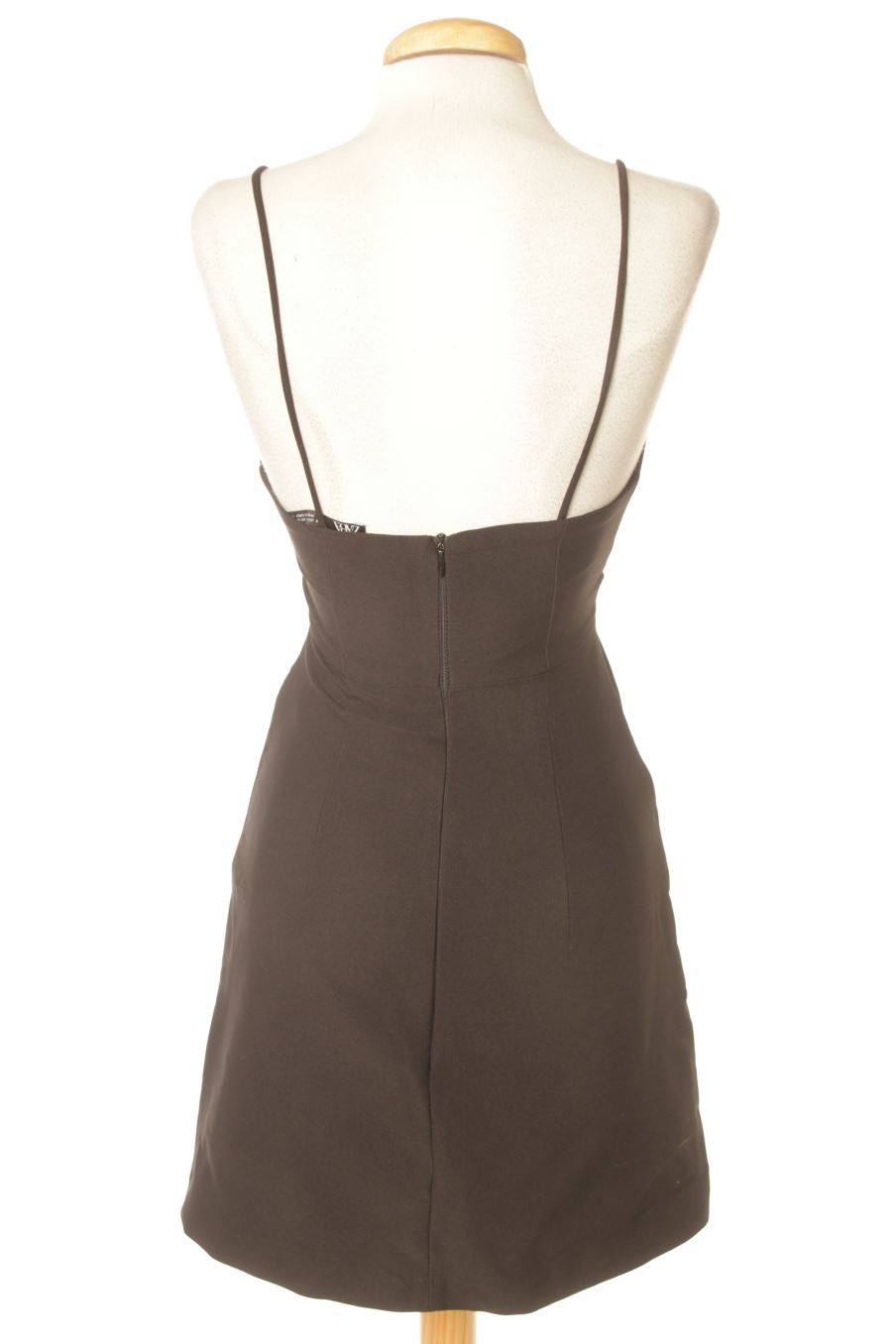 Robe casual Zara de la taille XS, de couleur noir
