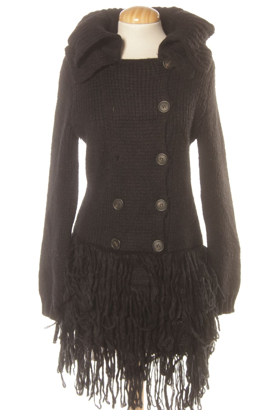 Manteau Sisley de la taille L, de couleur noir