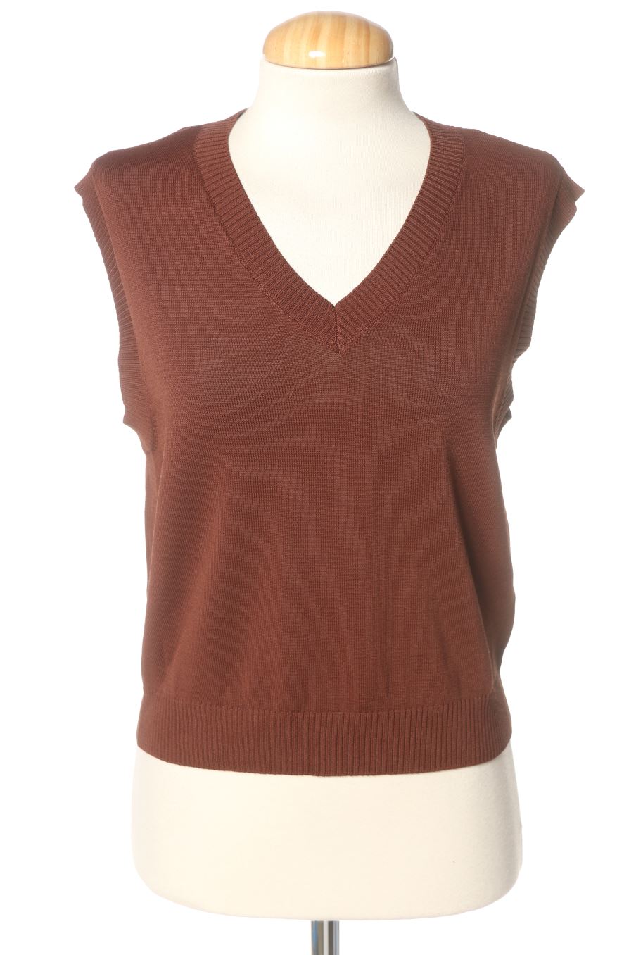 Jersey de Zara de la talla M, de color marrón