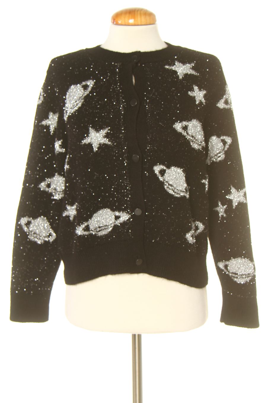 Cardigan von Zara Größe S, Farbe Schwarz, für