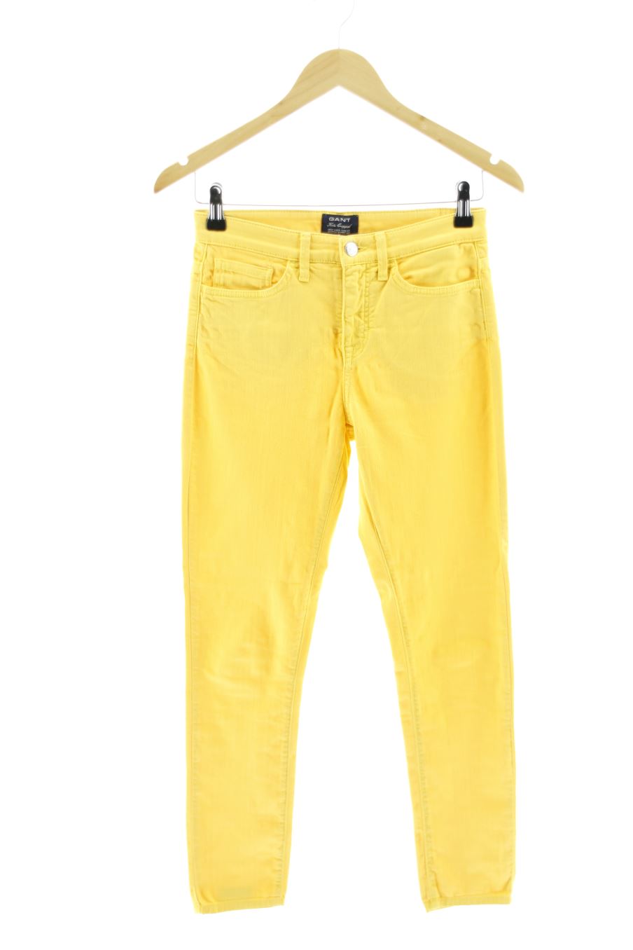 Jeans Gant de la taille 36, de couleur jaune de denim