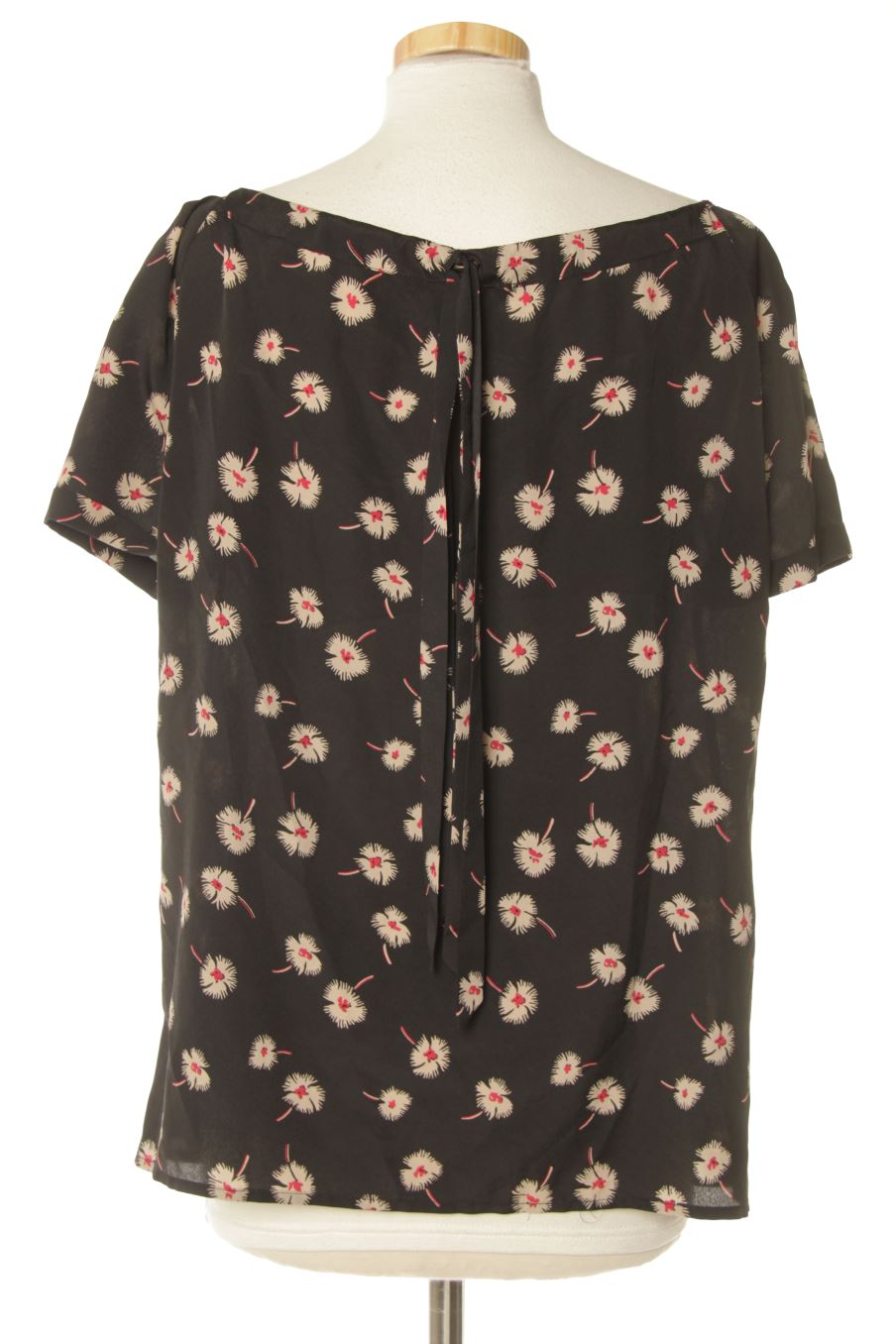 Blouse à manches courtes Monoprix de la taille 40, de couleur imprimés
