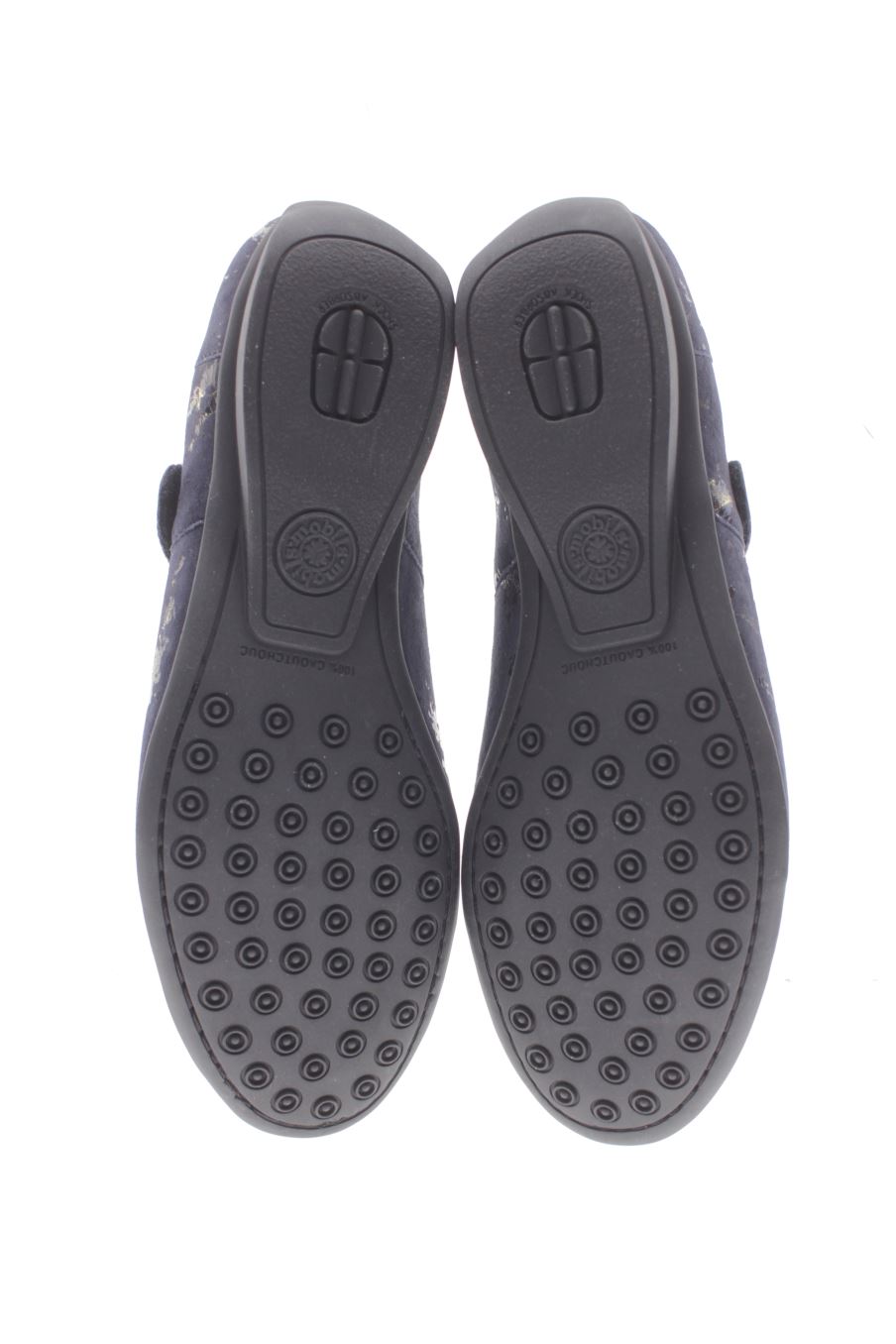 Zapatos planos de mobils de la talla 39, de color azul marino de
