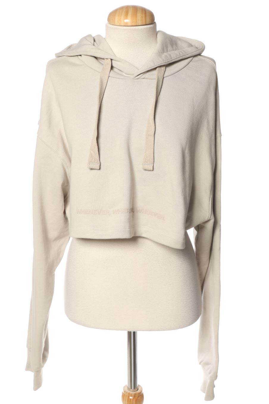 Sweat Bershka de la taille M, de couleur beige