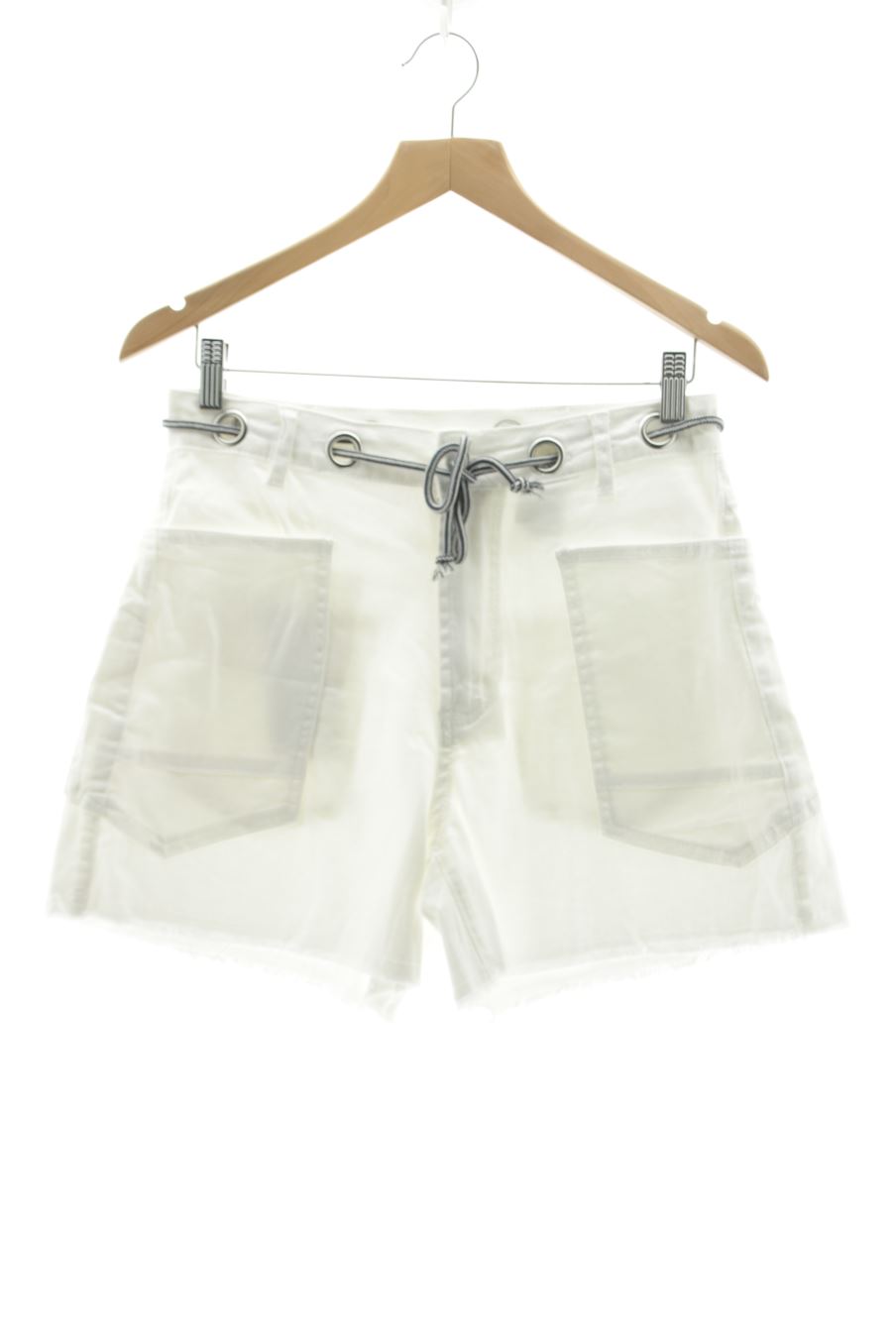 Shorts XAVREW de la taille 38, de couleur blanc de denim