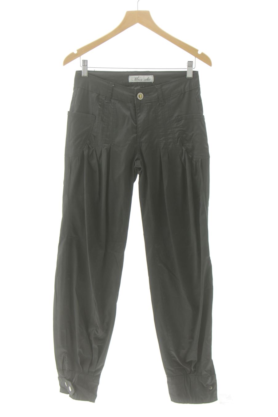 Pantaloni de Miss chic de la talla 36, de color nero