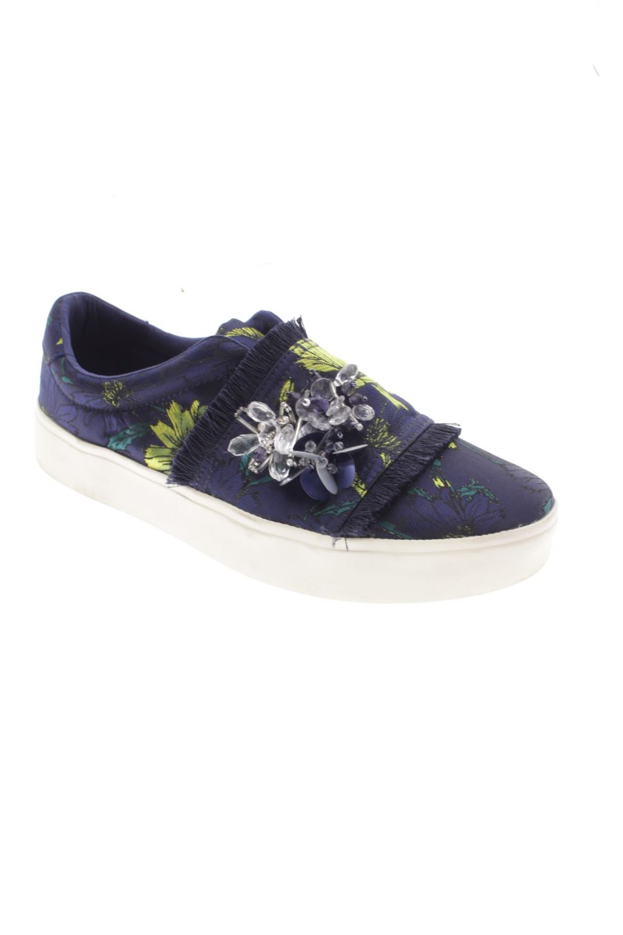 Deportivos de Stradivarius de la talla 39, de color azul marino de