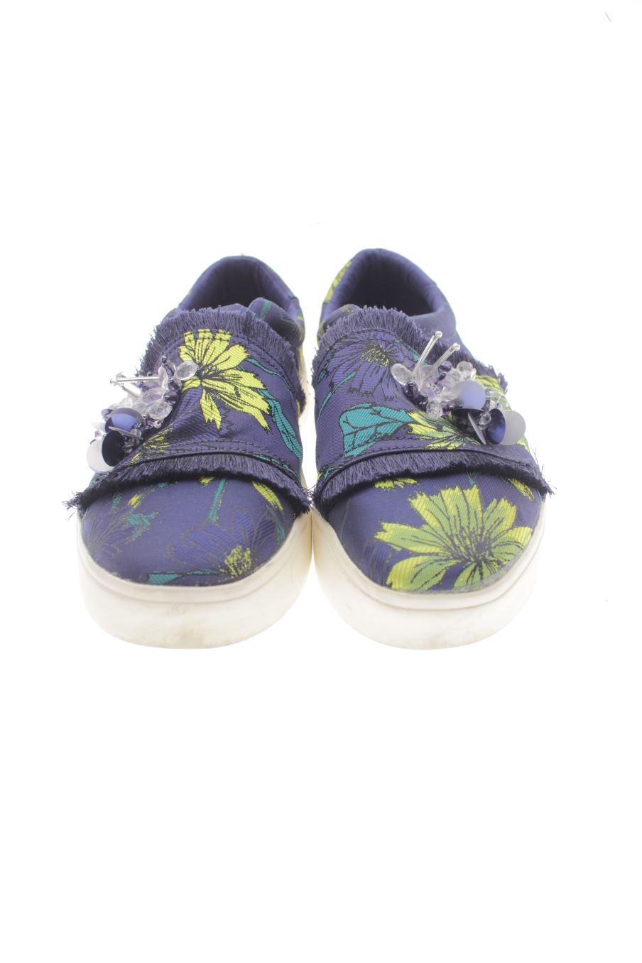 Deportivos de Stradivarius de la talla 39, de color azul marino de