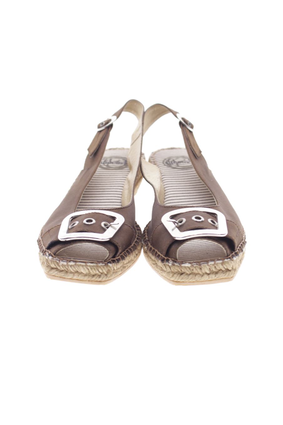 Sandalias planas de Vidorreta (Shoes) de la talla 40, de color marrón de
