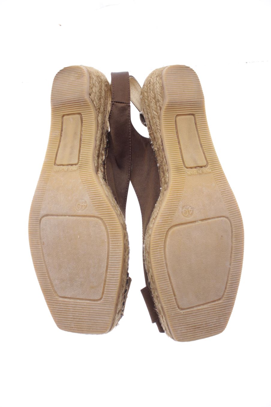 Sandalias planas de Vidorreta (Shoes) de la talla 40, de color marrón de