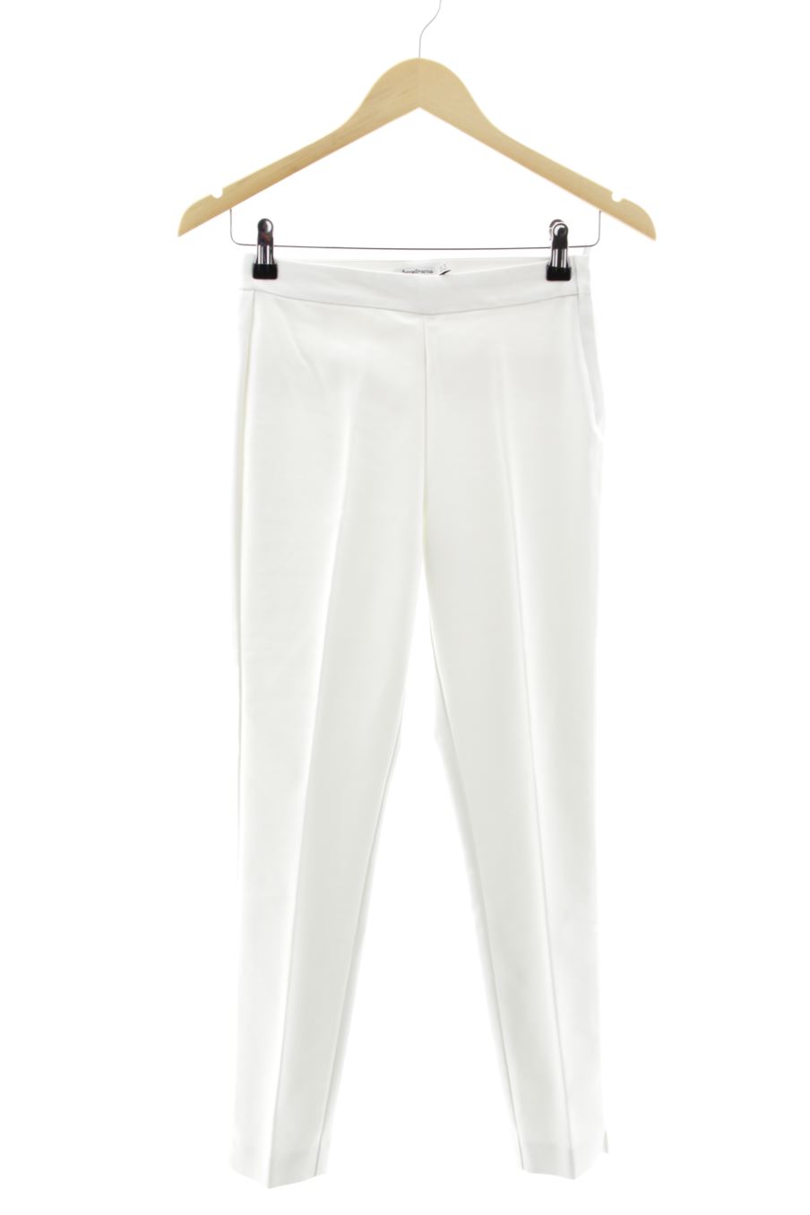 Pantalon de Stradivarius de la talla 34 de color blanco