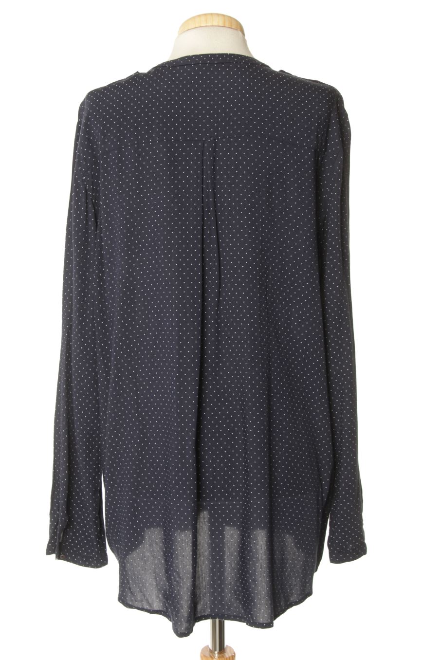 Blouse à manches longues Esprit de la taille 44, de couleur bleu marine