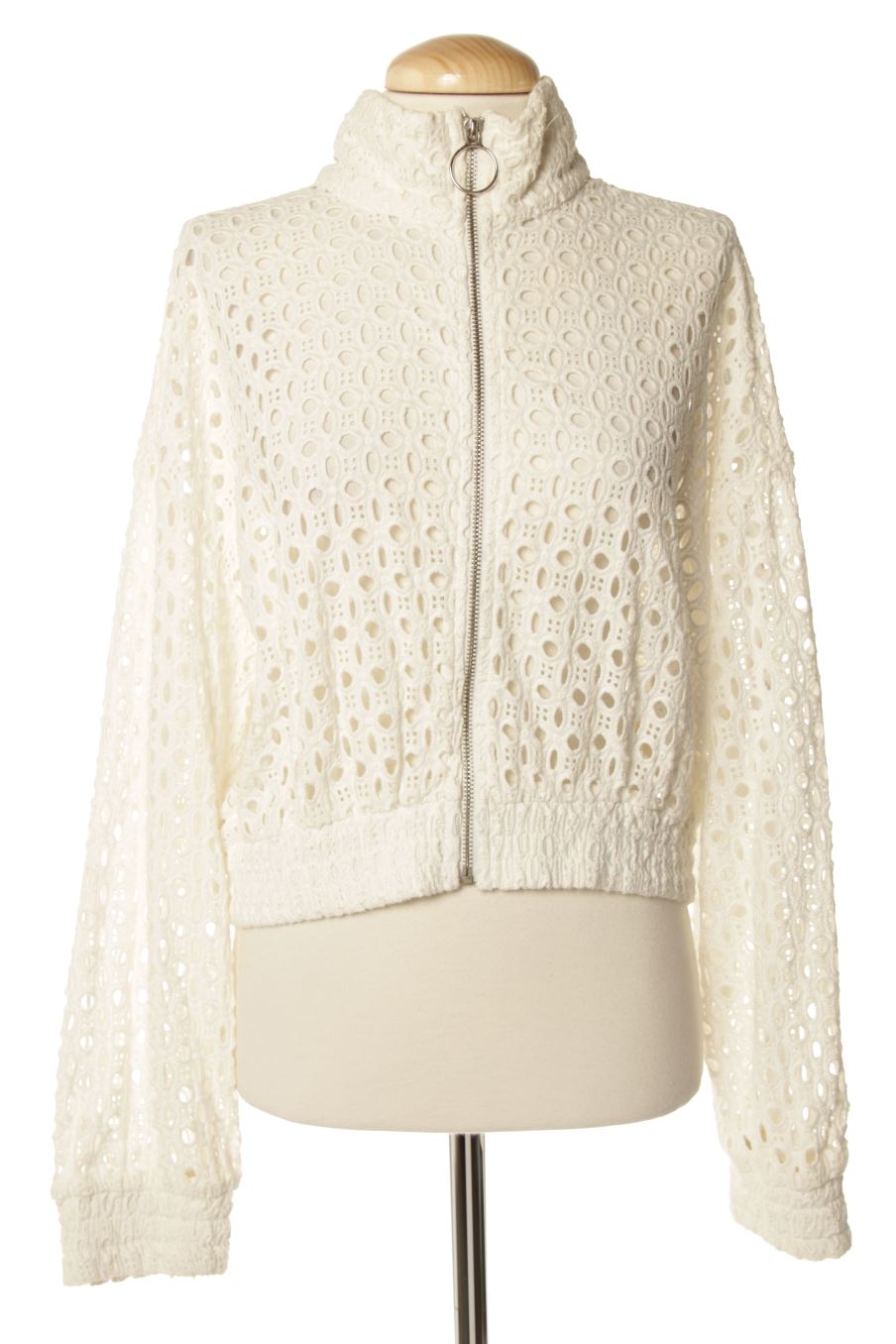 Jacke von Bershka Größe L, Farbe Weiss, für