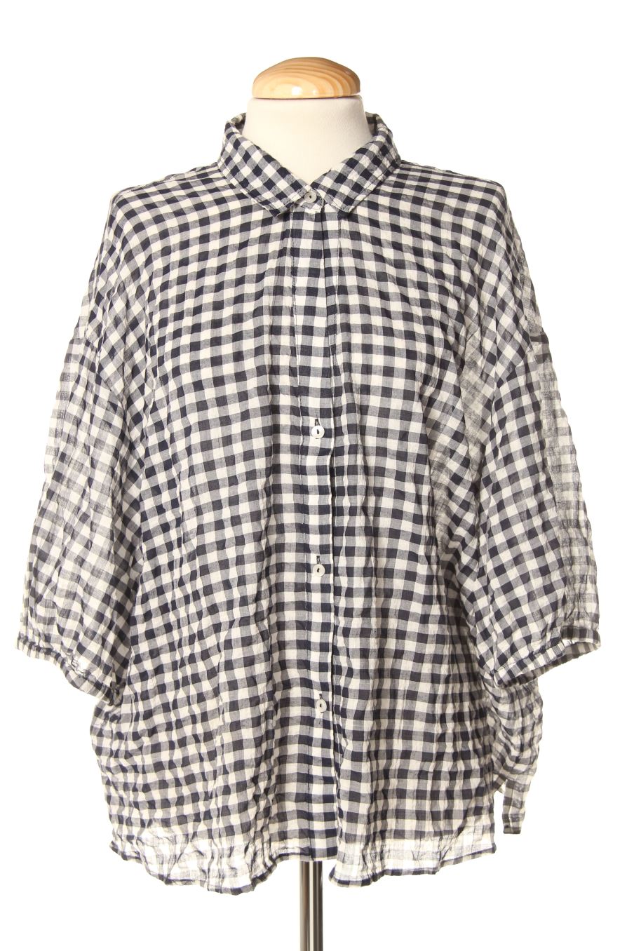 Camisa de Violeta (by Mango ) de la talla SUPER XXL, de color cuadros