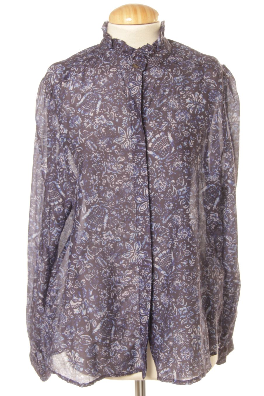 Blouse à manches longues Tintoretto de la taille L, de couleur fleurs de soie