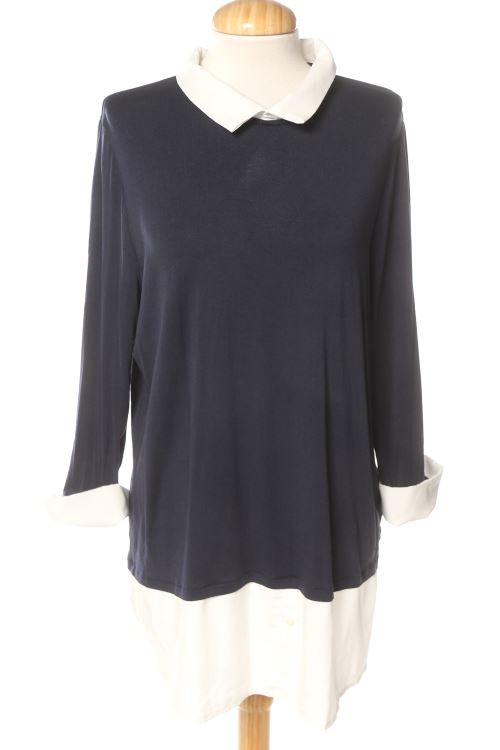 Blusa a maniche lunghe