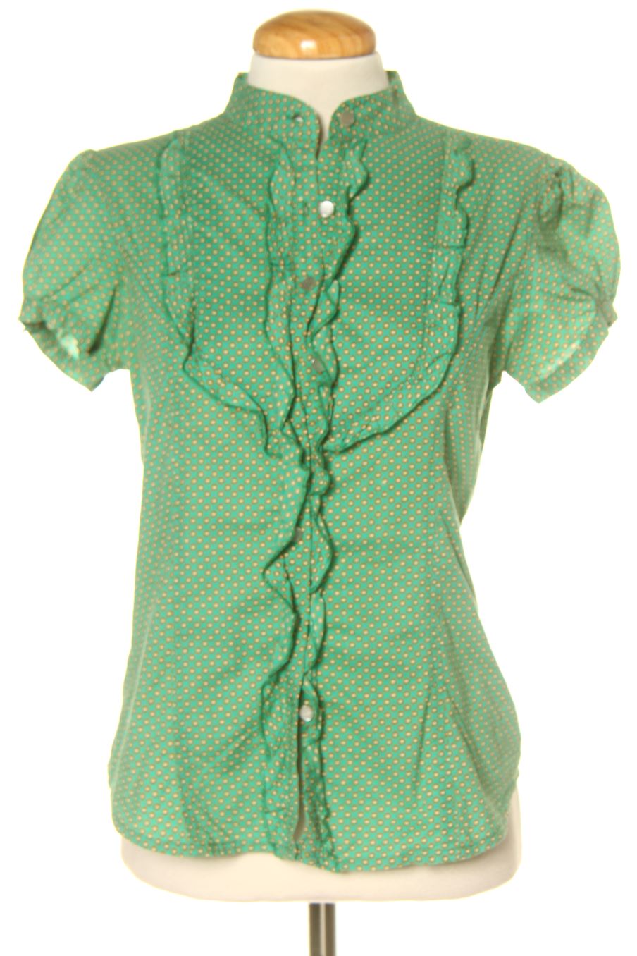 Blouse à manches courtes PERCENTIL de la taille 38, de couleur vert