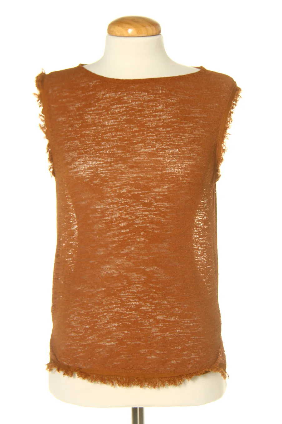 Top MANGO SuiT de la taille S, de couleur marron