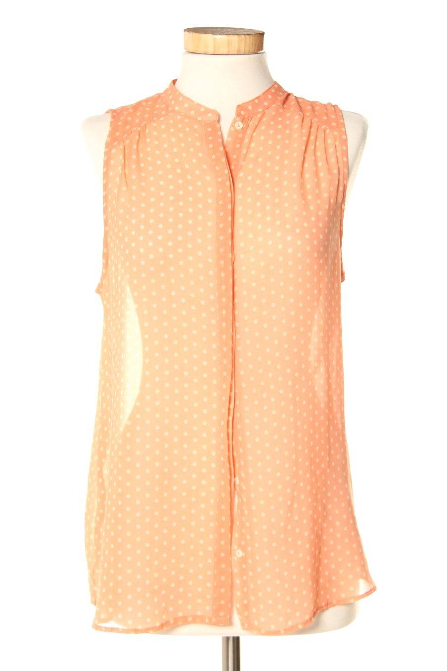 Camisa sin mangas de Trf (ZARA) de la talla M, de color coral