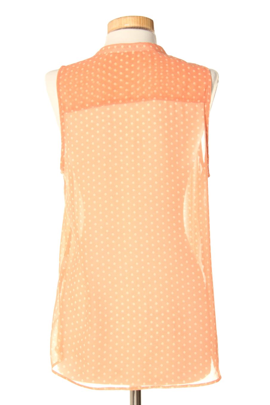 Camisa sin mangas de Trf (ZARA) de la talla M, de color coral