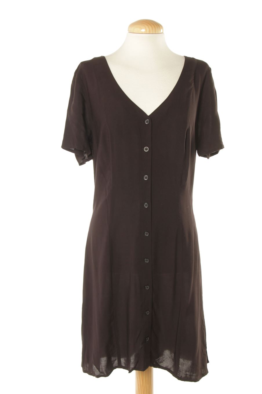 Robe casual H&M de la taille M, de couleur noir