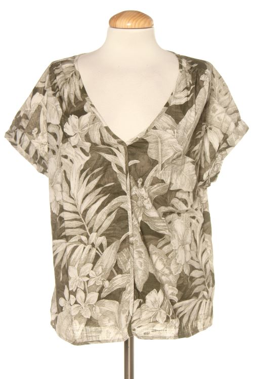 Blusa a maniche corte