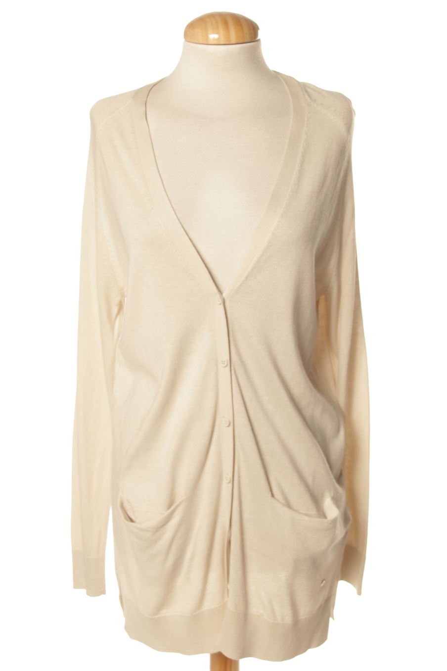 Gilet Massimo Dutti de la taille S, de couleur beige