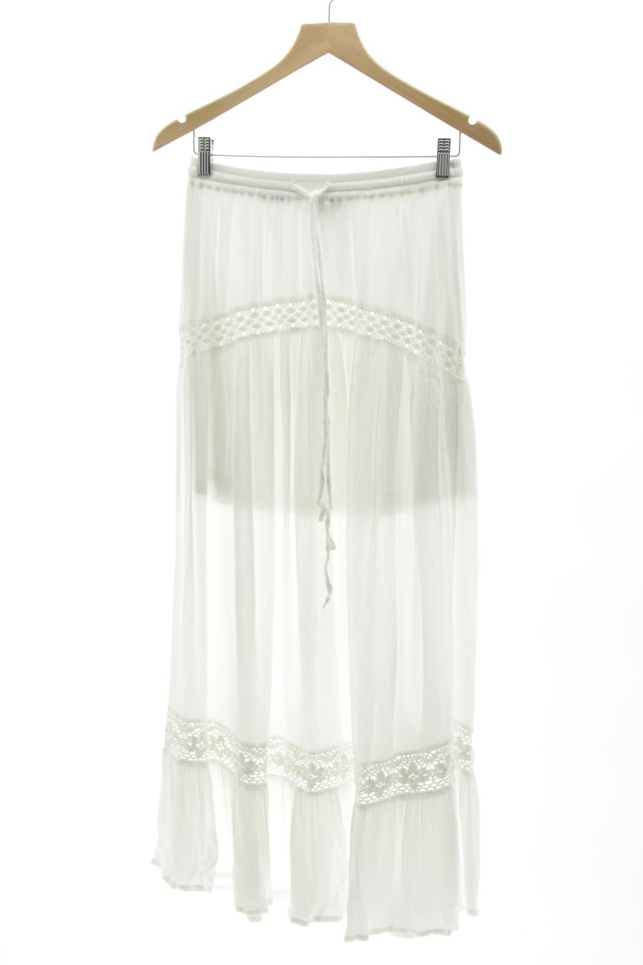 Falda de Boohoo de la talla S, de color blanco