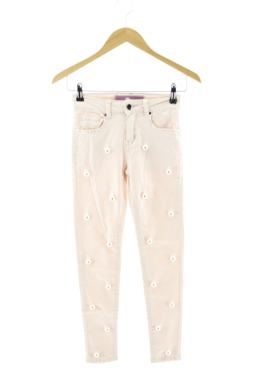 Jeans Thannac de la taille XS, de couleur rose de denim