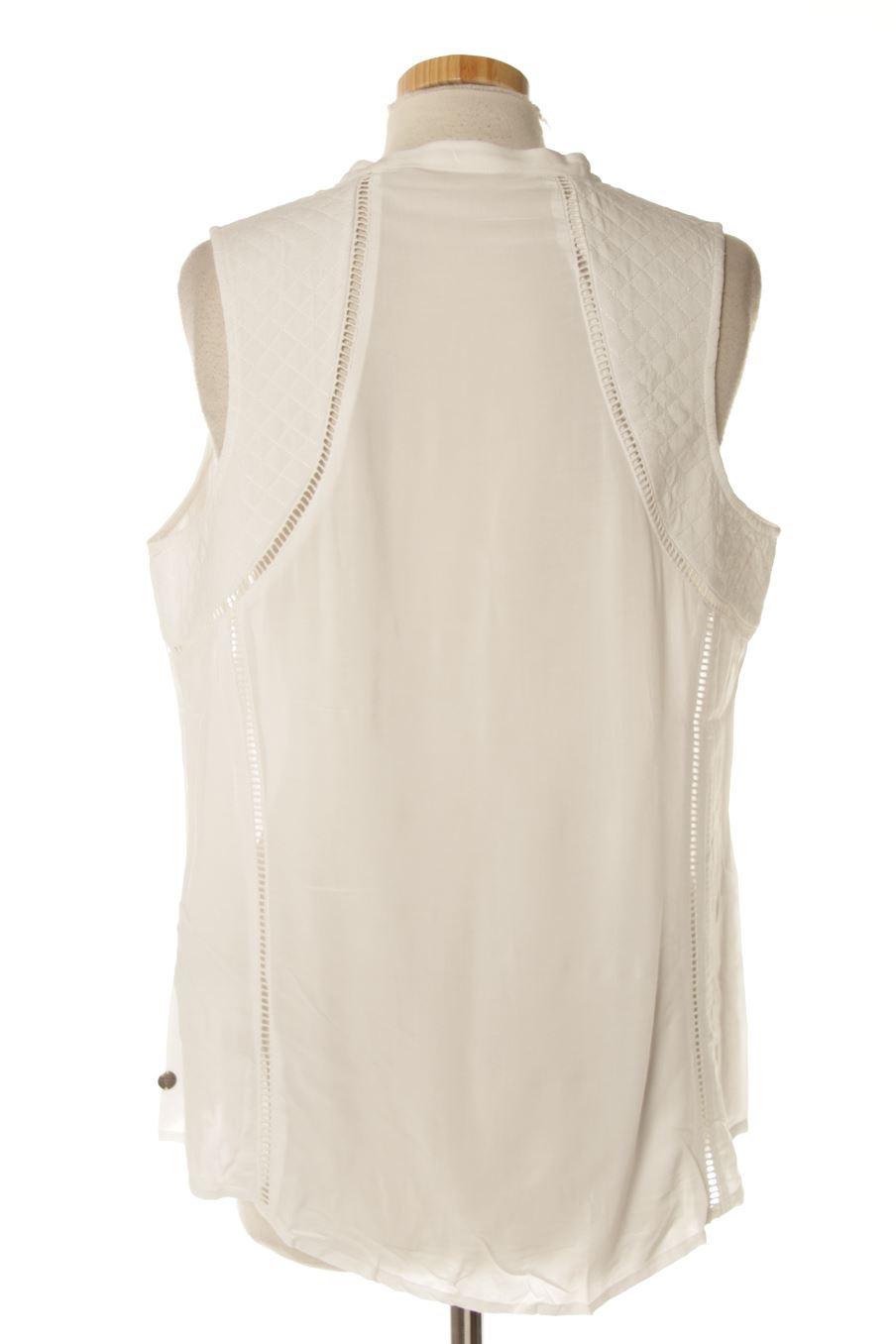 Camisa sin mangas de García jeans de la talla L, de color blanco