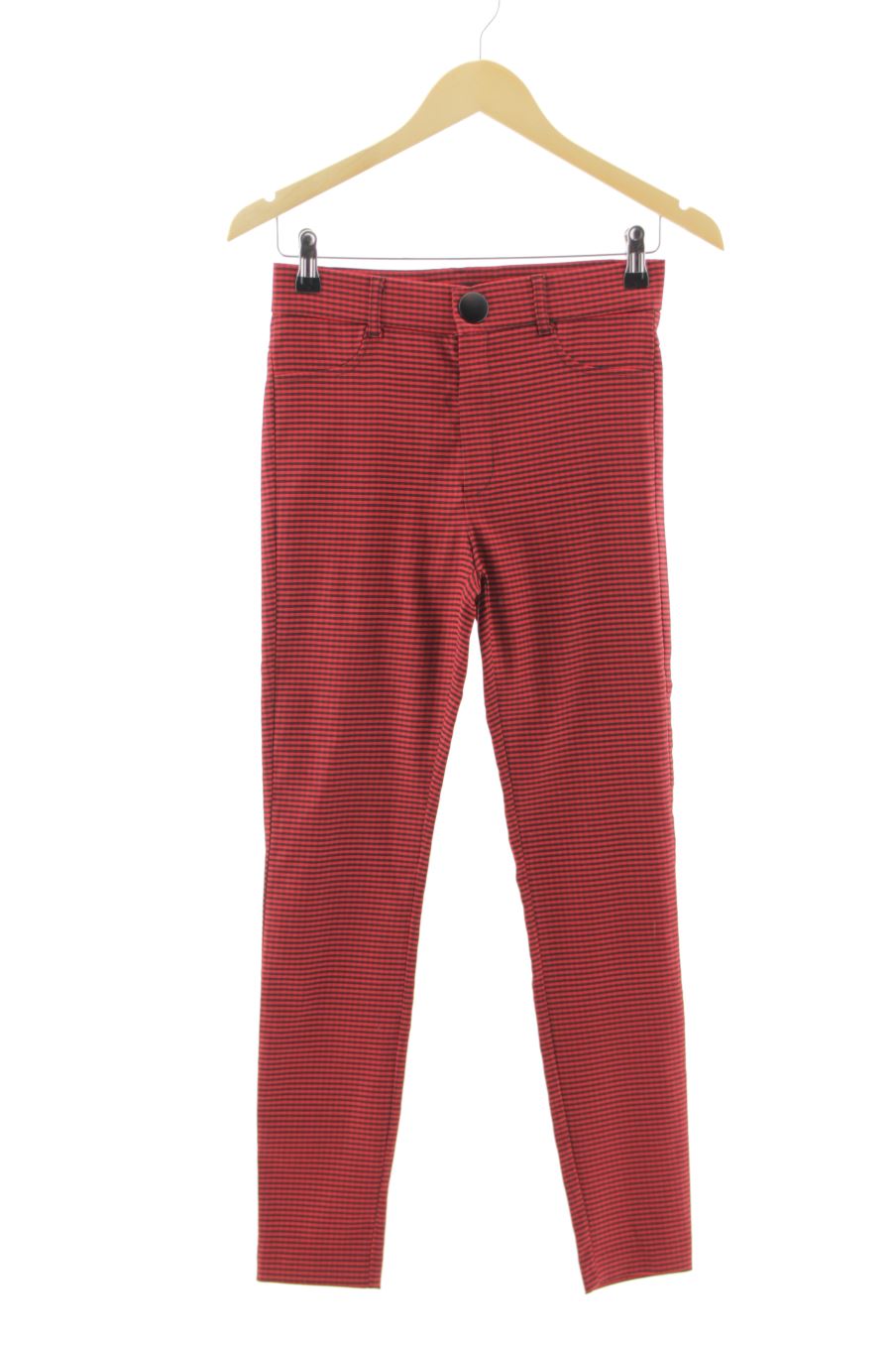 Pantalón de Zara de la talla S, de color cuadros