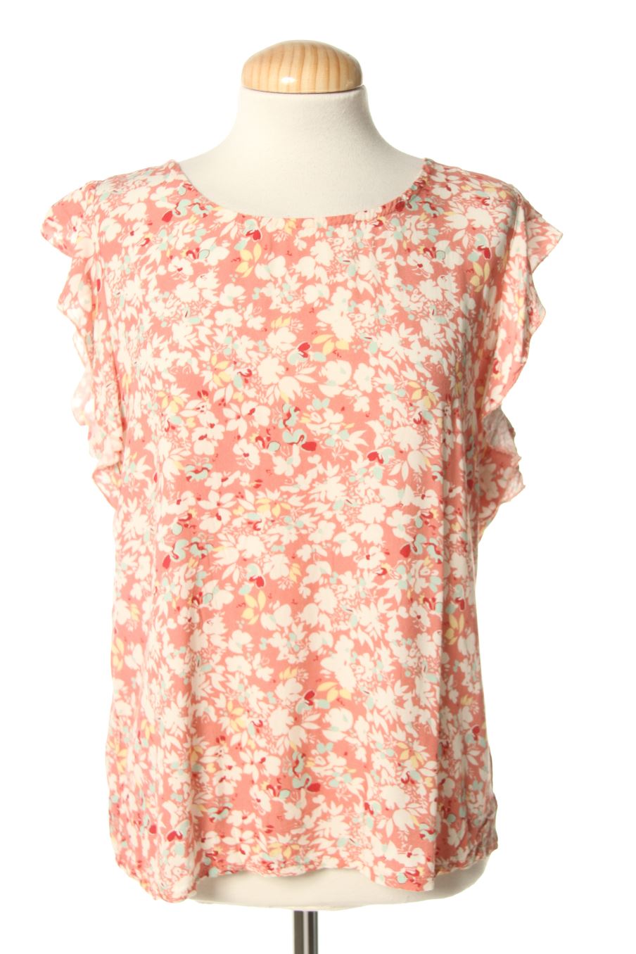 Blouse à manches courtes Marta Barcala de la taille S, de couleur fleurs