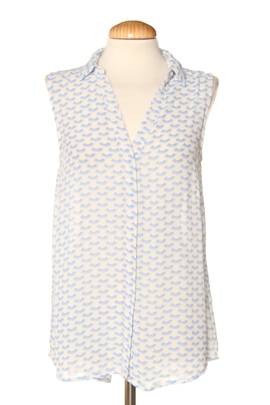 Camisa sin mangas de H&M de la talla 34, de color estampado