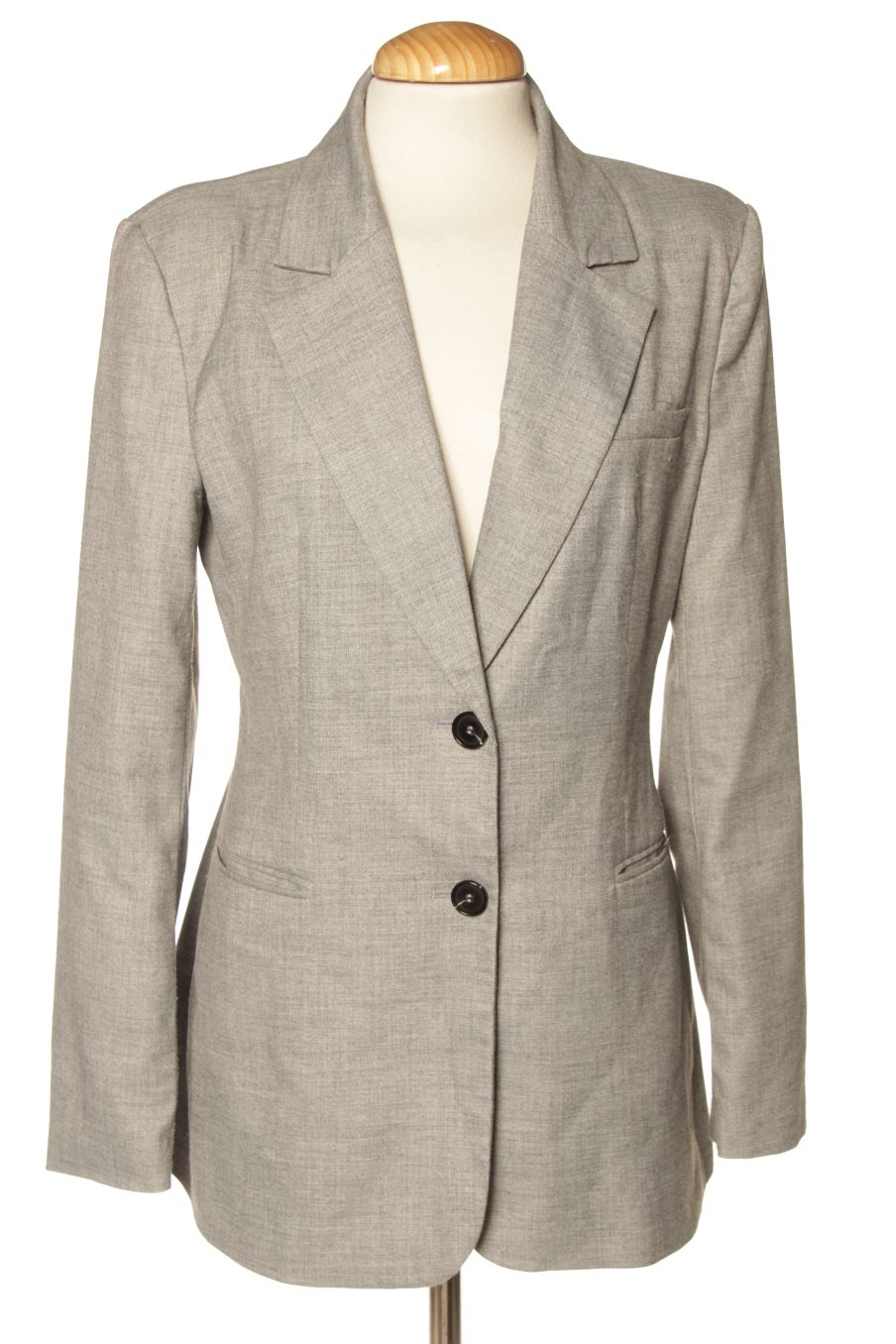 Blazer Zara de la taille M, de couleur gris
