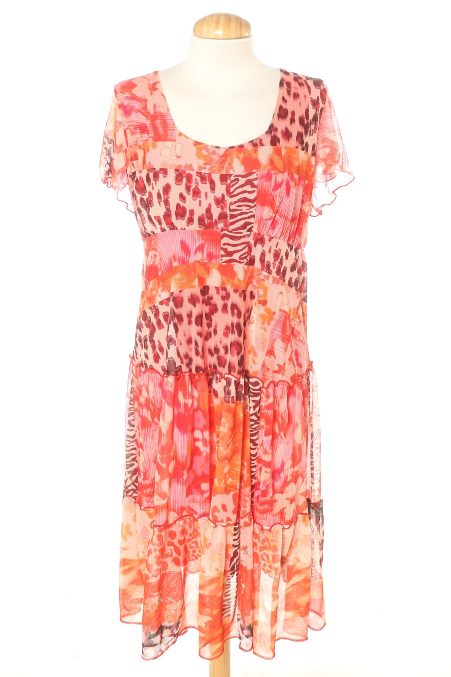 Robe casual Desigual de la taille XL, de couleur imprimés