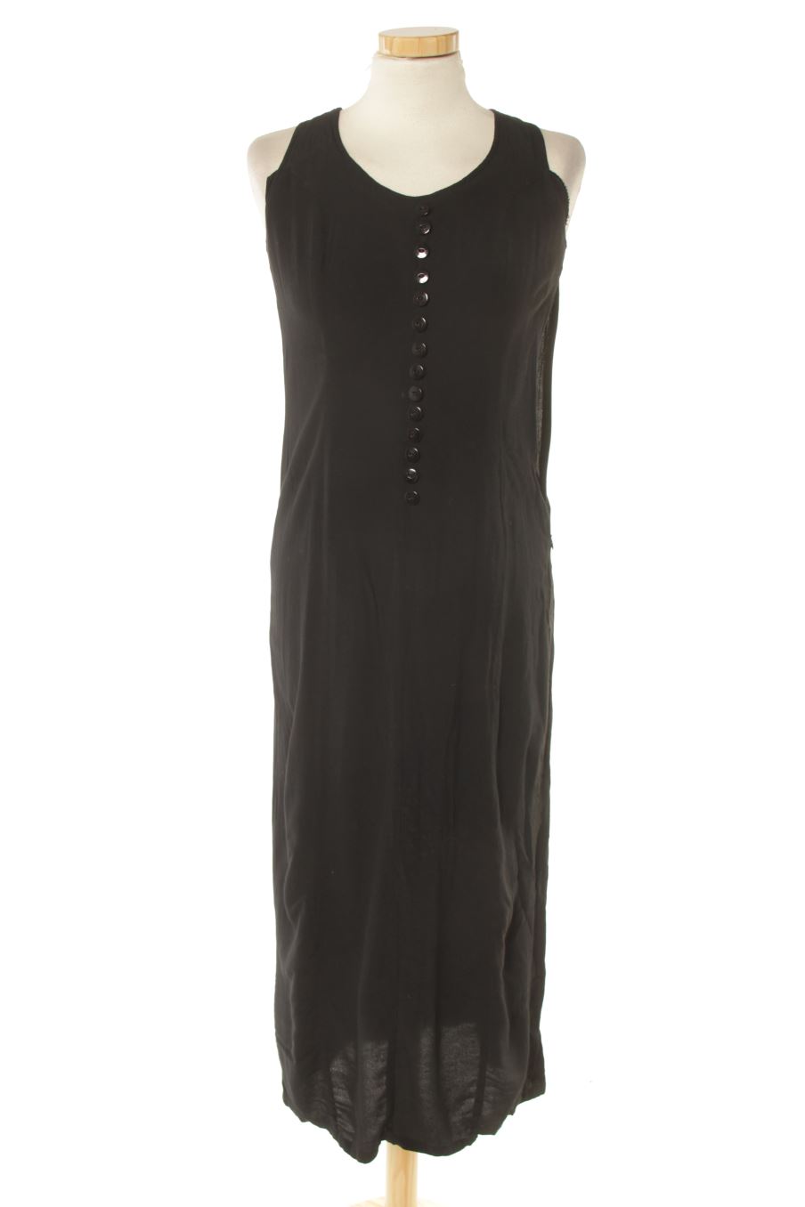 Vestido casual de El Corte Ingles de la talla S, de color negro