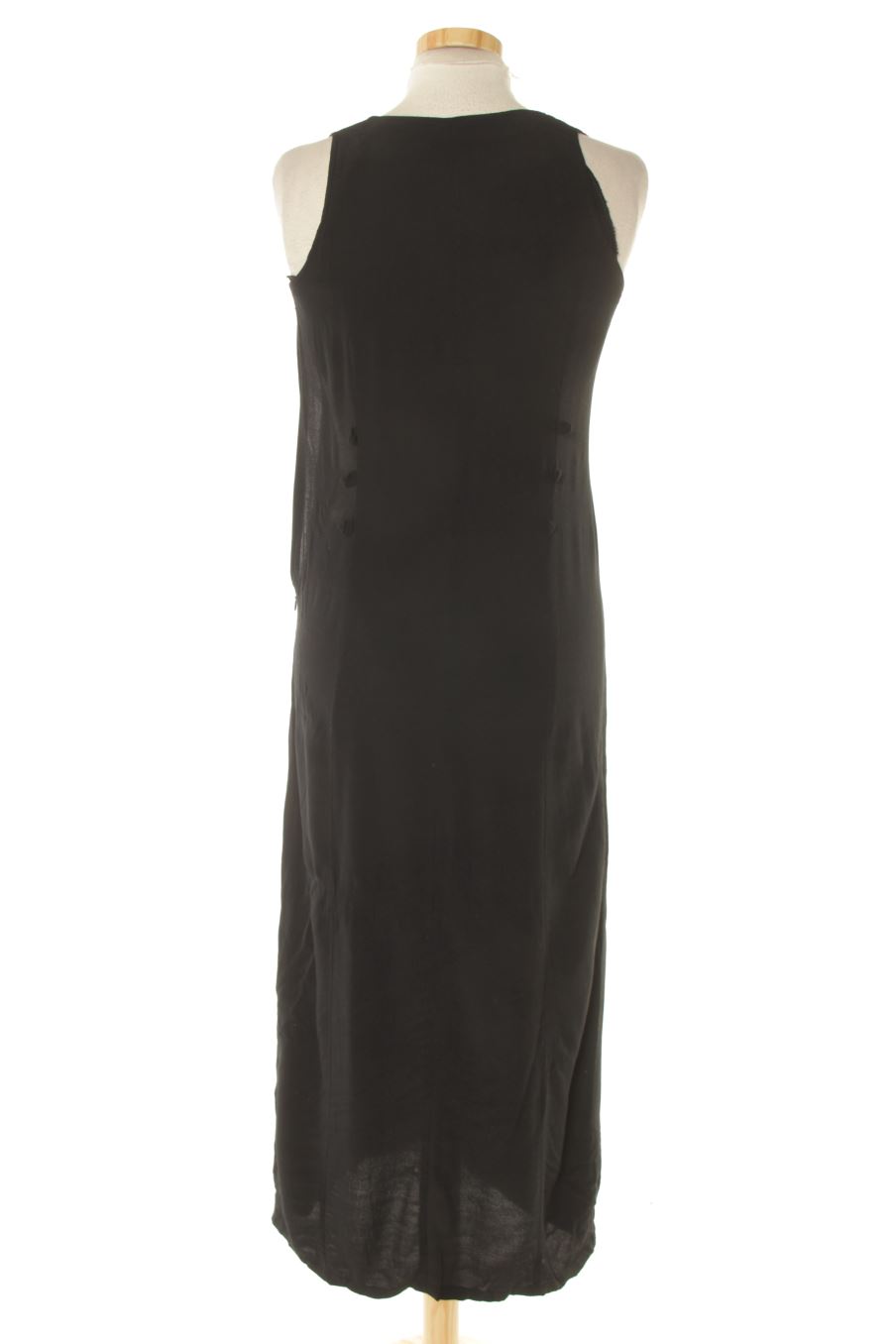 Vestido casual de El Corte Ingles de la talla S, de color negro