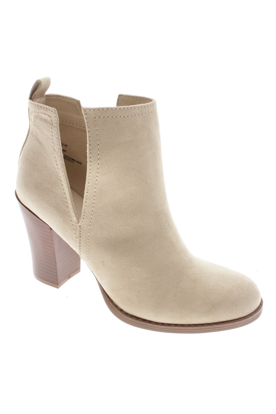 Botines de justfab de la talla 40, de color beige de