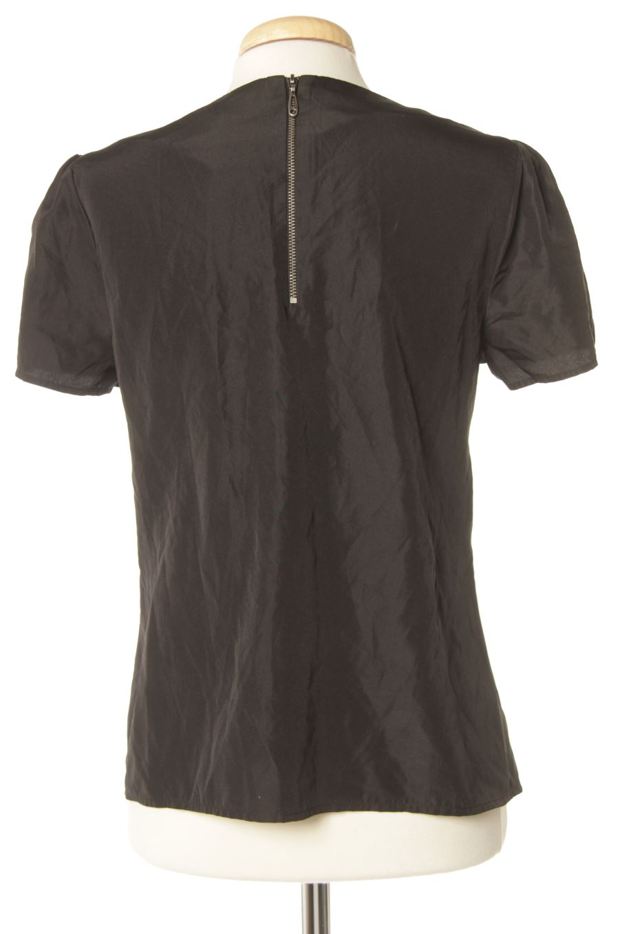 Blusa de manga corta de Vila Clothes de la talla S, de color negro