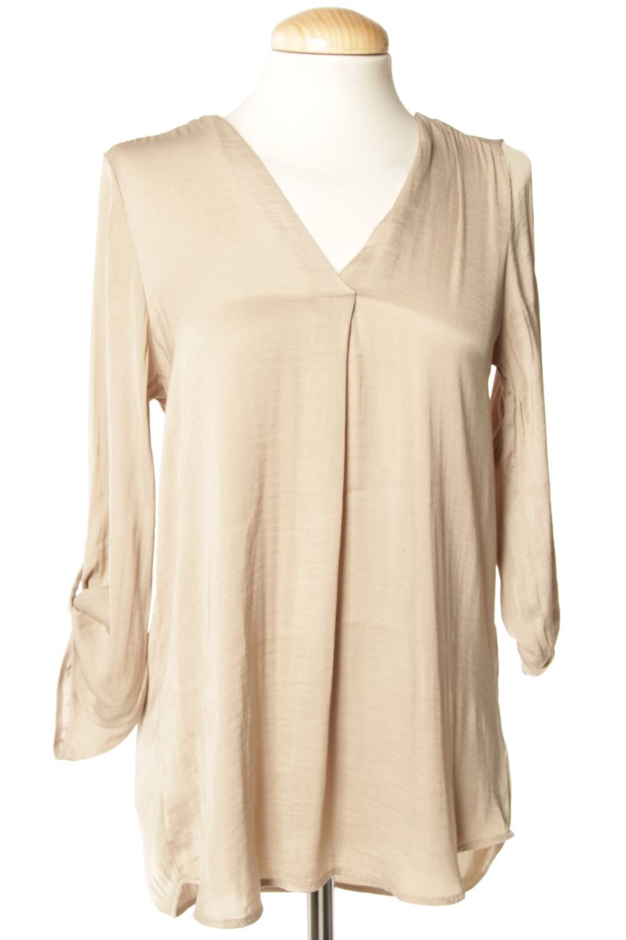 Blusa de manga larga de Stradivarius de la talla M, de color marrón