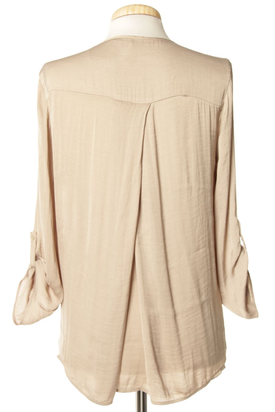 Blusa de manga larga de Stradivarius de la talla M, de color marrón