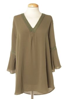 Blusa a maniche lunghe S TEEZ Paris, foto 1 di 2