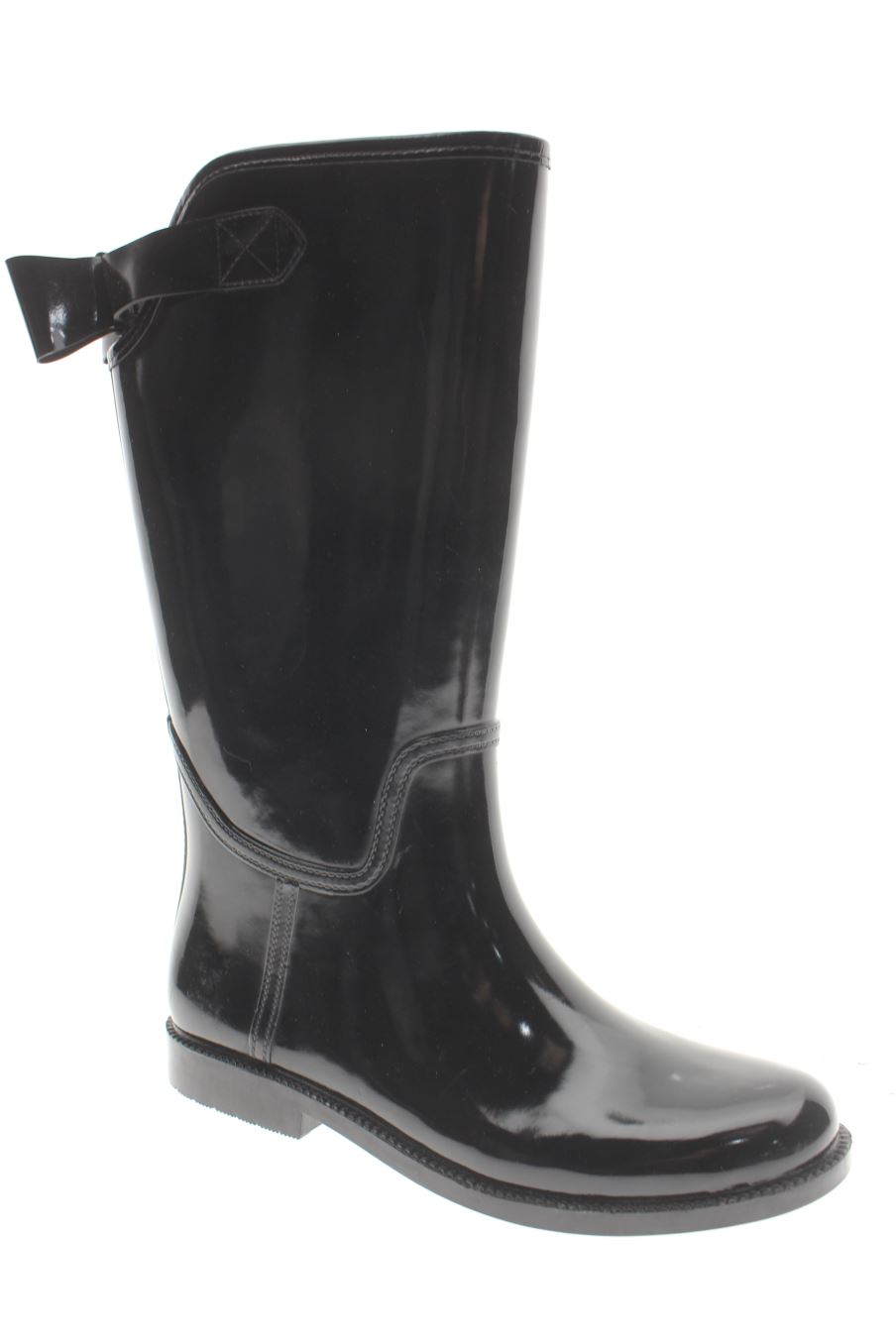 Botas de agua de Massimo Dutti de la talla 38, de color negro de