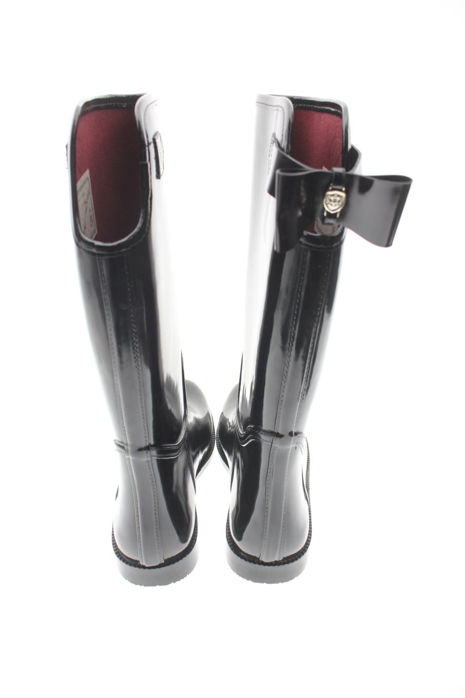 Botas de agua de Massimo Dutti de la talla 38, de color negro de