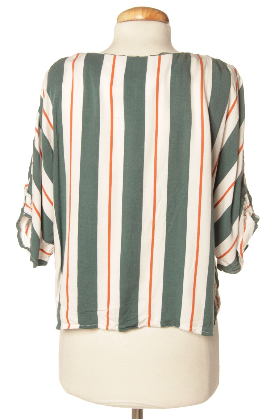 Blusa de manga corta de Native Youth de la talla M, de color rayas