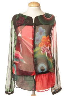 Blusa de manga larga L Desigual